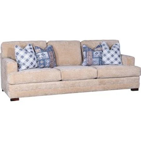 Casual Sofa with Wide Track Arms